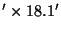 $'\times18.1'$